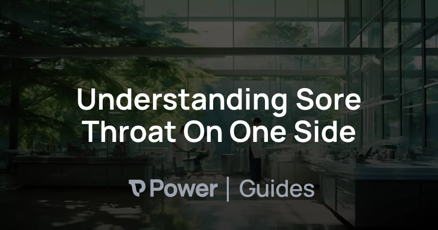 Header Image for Understanding Sore Throat On One Side