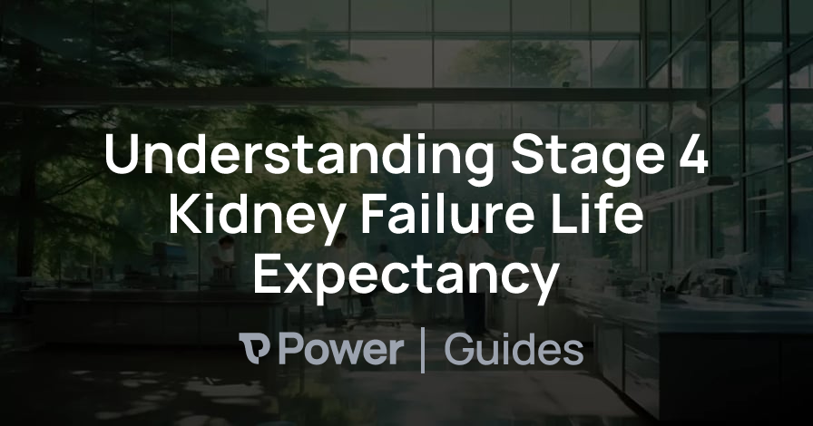 Header Image for Understanding Stage 4 Kidney Failure Life Expectancy