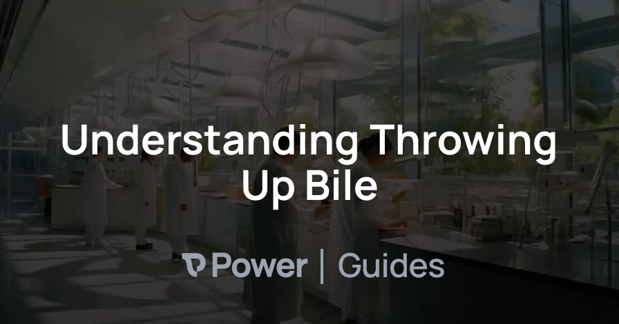 Header Image for Understanding Throwing Up Bile