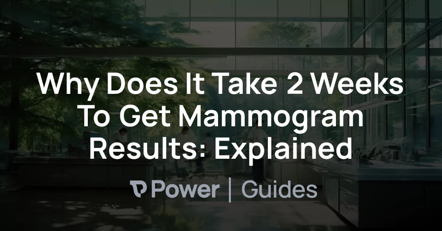 Header Image for Why Does It Take 2 Weeks To Get Mammogram Results: Explained