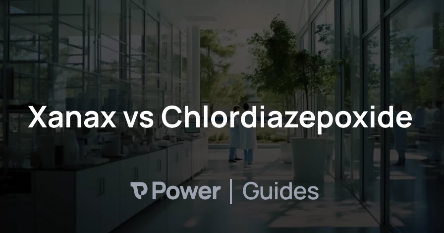 Header Image for Xanax vs Chlordiazepoxide