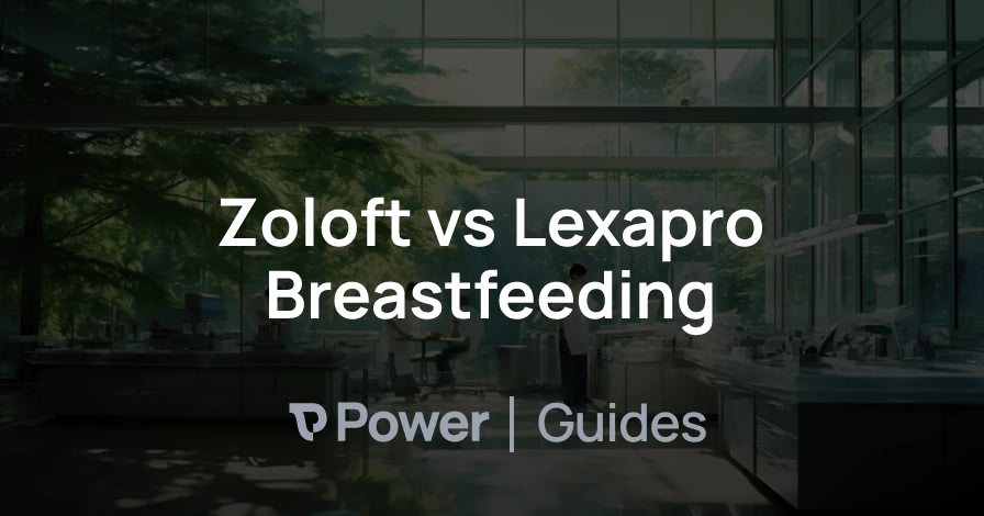 Header Image for Zoloft vs Lexapro Breastfeeding