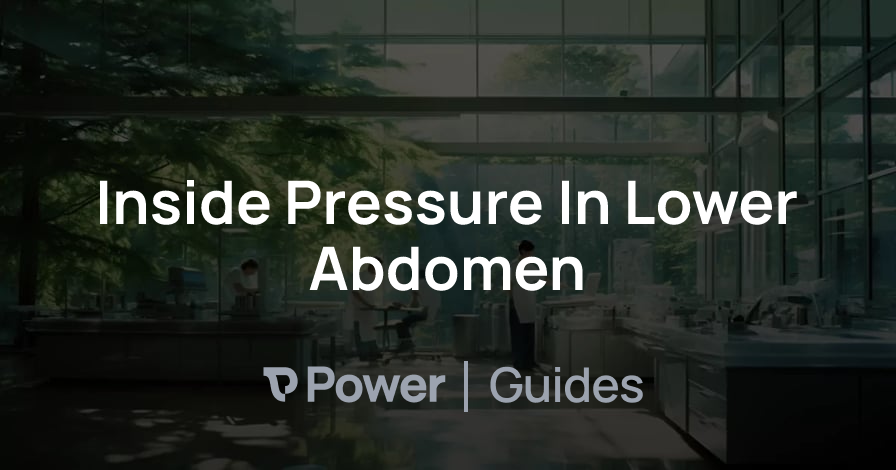 Header Image for Inside Pressure In Lower Abdomen
