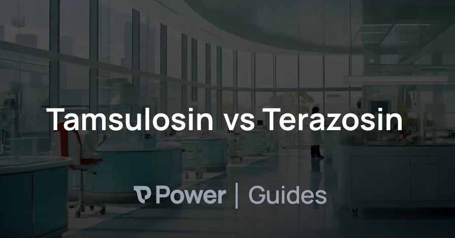 Tamsulosin vs Terazosin | Power