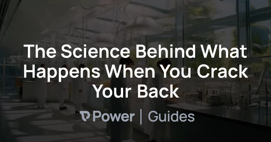 Header Image for The Science Behind What Happens When You Crack Your Back