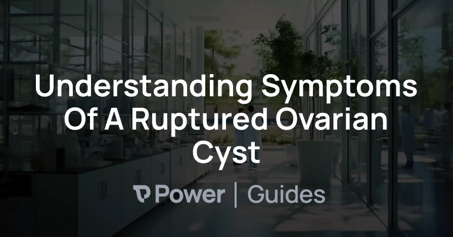 Header Image for Understanding Symptoms Of A Ruptured Ovarian Cyst
