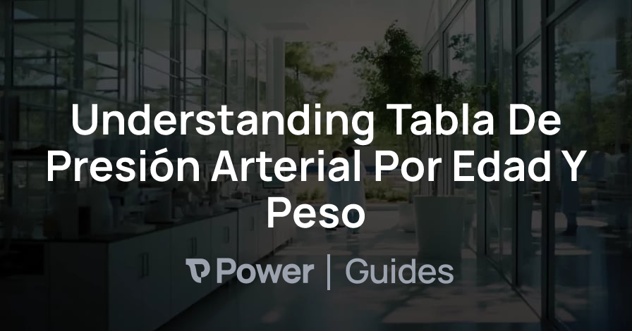 Header Image for Understanding Tabla De Presión Arterial Por Edad Y Peso